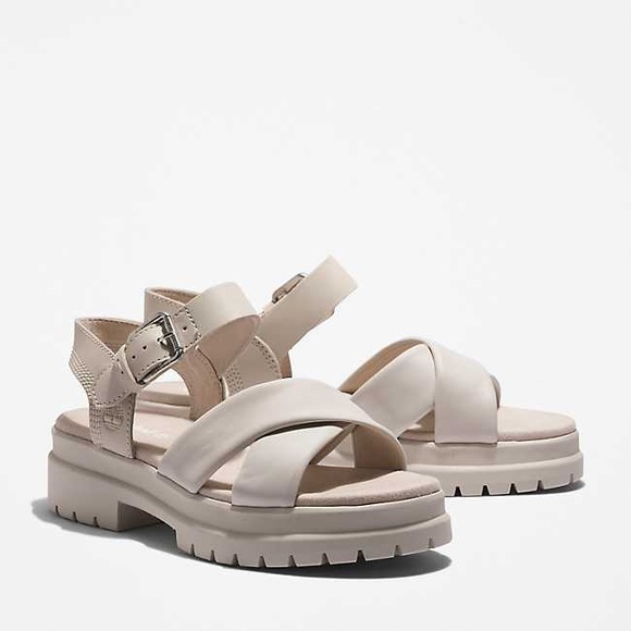 Timberland London Vibe Ankle-Strap Sandals // Light Taupe - Picture 2 of 15